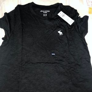 Plain black tee